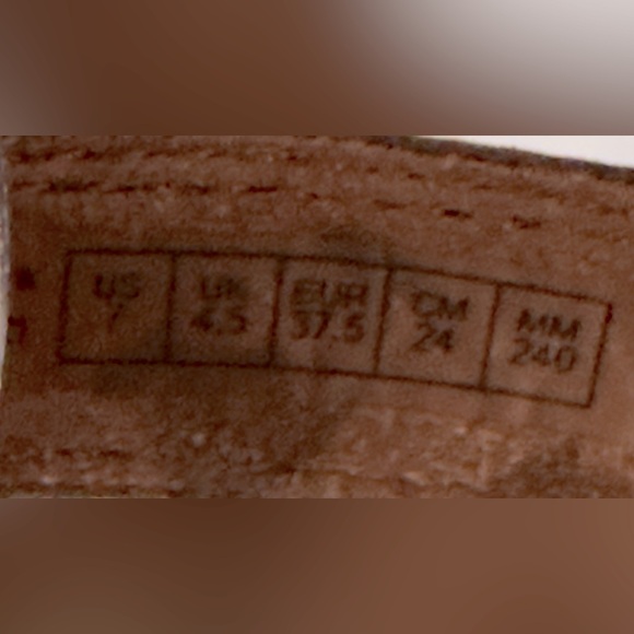 COBB HILL - Janna Perf Sling Back Cork Wedge Sandal Russet Color    US 7… - Picture 9 of 11